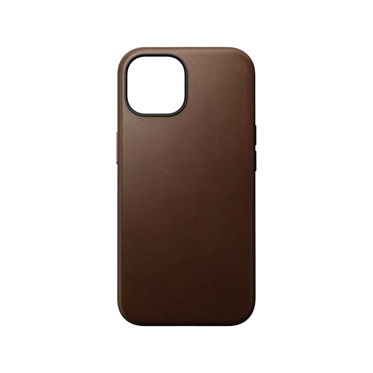 Premium Genuine Leather iPhone 15 Case - Slim Protective Brown Cover with RFID Blocking | Perfect for Business Professionals & Everyday Use