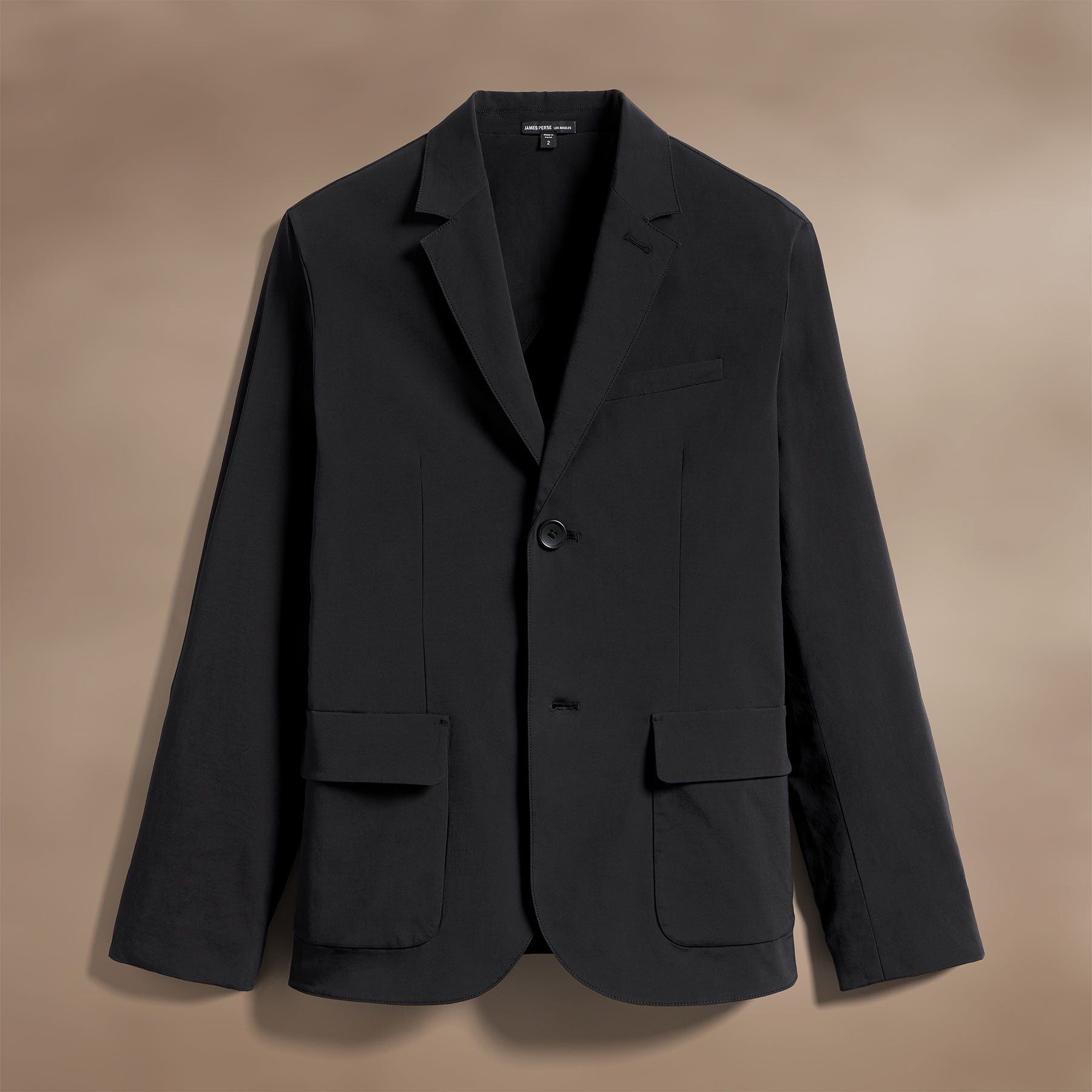 Stylish Black Cotton Poplin Blazer for Women - Classic Tailored Jacket for Office, Business & Formal Occasions