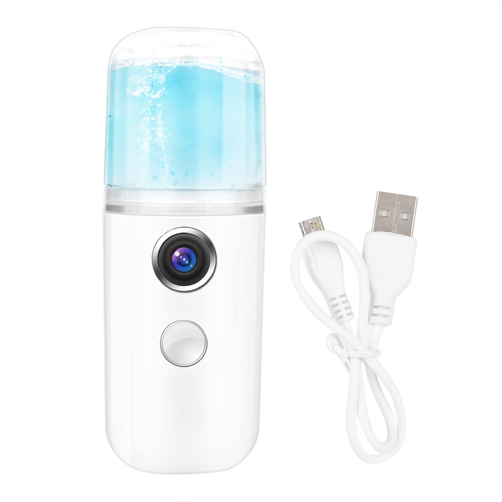 Portable Nano Facial Mist Sprayer for Skin Care & Makeup - Handheld Cosmetic Mister for Hydration, Summer Cooling & Outdoor Use