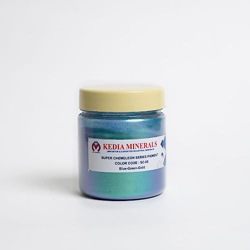Kedia SC-08 Super Chameleon Color Shift Pigment Powder - 10g for Epoxy Resin, Soap Making, Bath Bombs, Candle Making, Auto Paint, Nail Art, Eyeshadow & Nail Polish | Hyper Shift Pigment for DIY Crafts & Professional Cosmetics