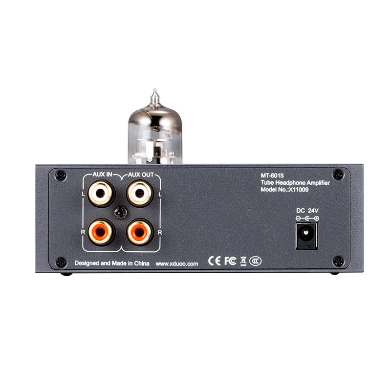 xDuoo MT 601S High Performance 12AU7/ECC82 Vacuum Tube Headphone Amplifier with Class A Preamp - Perfect for Audiophiles & Home Studio Recording