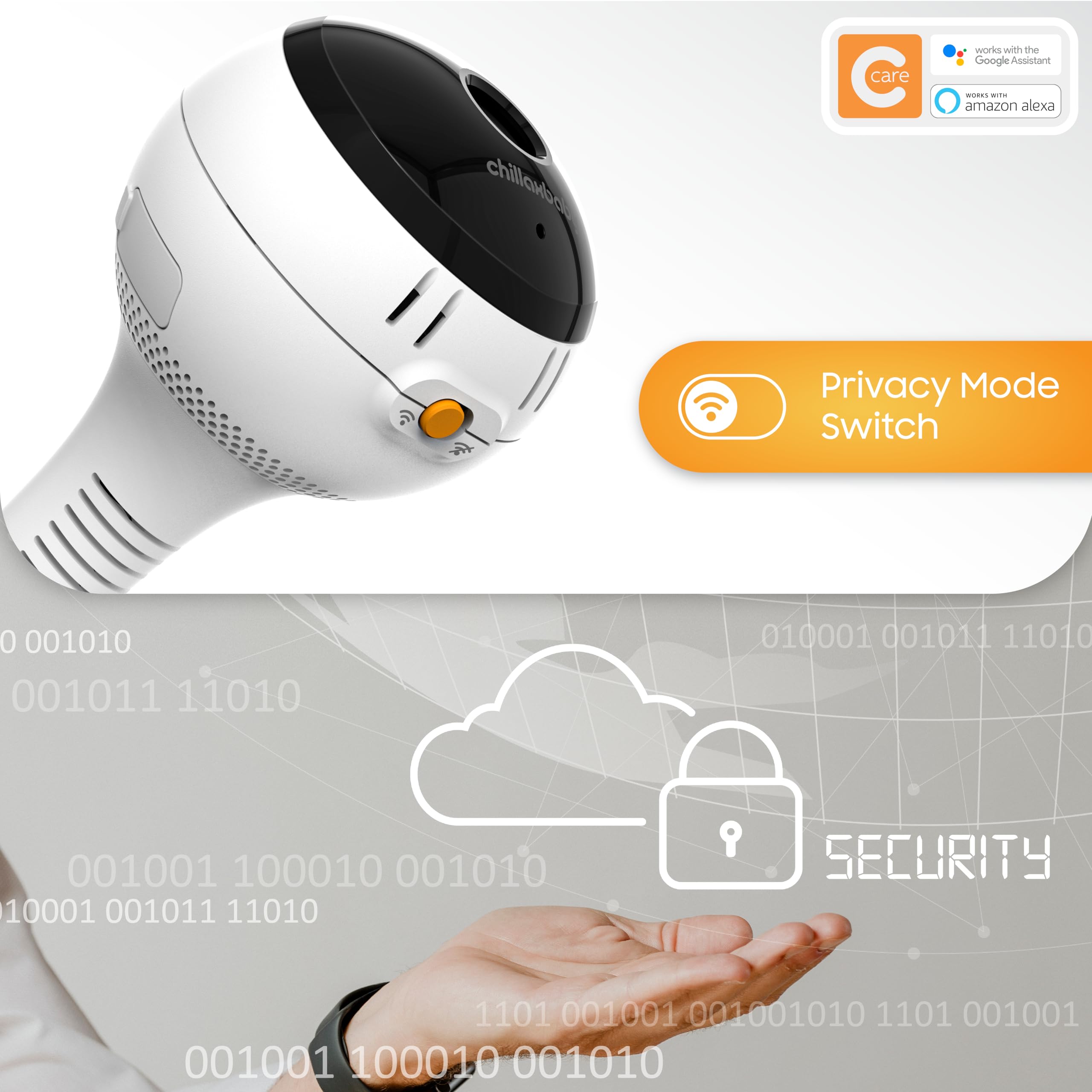 CHILLAX Giraffe Pro Max Portable Baby Monitor with 1080p HD Camera - 5
