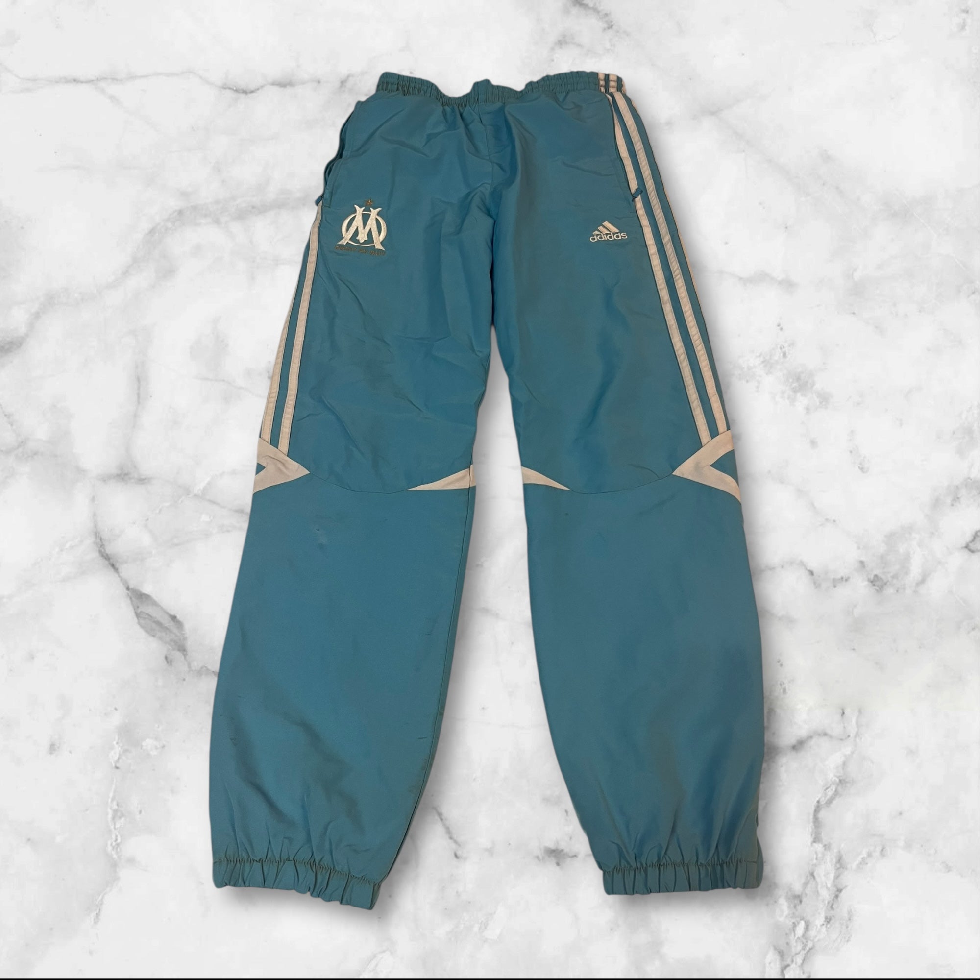 Vintage Adidas Trackpants Men's Athletic Joggers - Retro 3-Stripe Tapered Fit Sweatpants (Size S, Style 2125) | Gym, Running, Streetwear & Casual Outfits