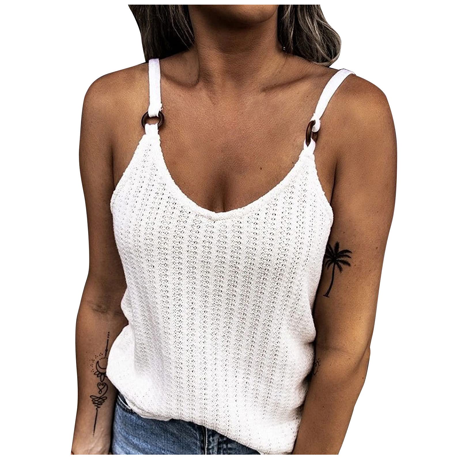 Bulk Women's Tank Tops - Solid Color Casual Loose Fit T-Shirts for Everyday Wear | Summer Outfits, Yoga, Beach & Lounge Wear