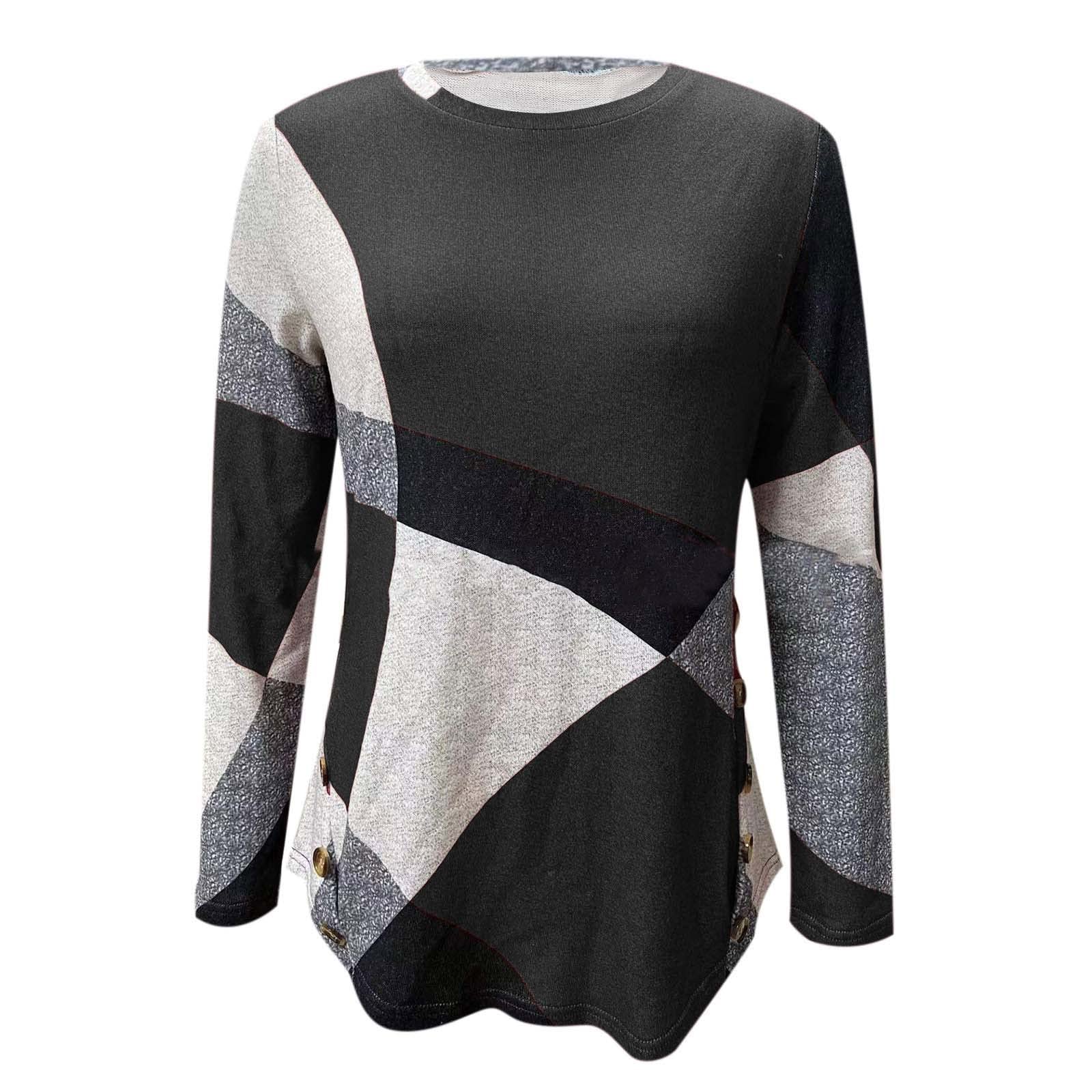 2024 Plus Size 3/4 Sleeve Tops for Women - Loose Fit Mardi Gras Casual Shirts & Dressy Carnival Party Blouses for Spring Summer | Perfect for Festivals, Beach Outings & Casual Wear