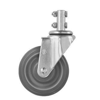 4 Inch Mega Caster Wheels - Heavy Duty Swivel Casters for Furniture, Carts & Equipment - Perfect for Workshop, Garage & Industrial Use