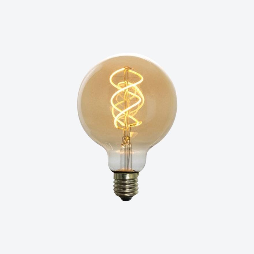 G95 E27 5W 2200K LED Filament Bulb - Warm White Vintage Edison Light Bulb for Home Decor, Restaurants, and Cafe Lighting