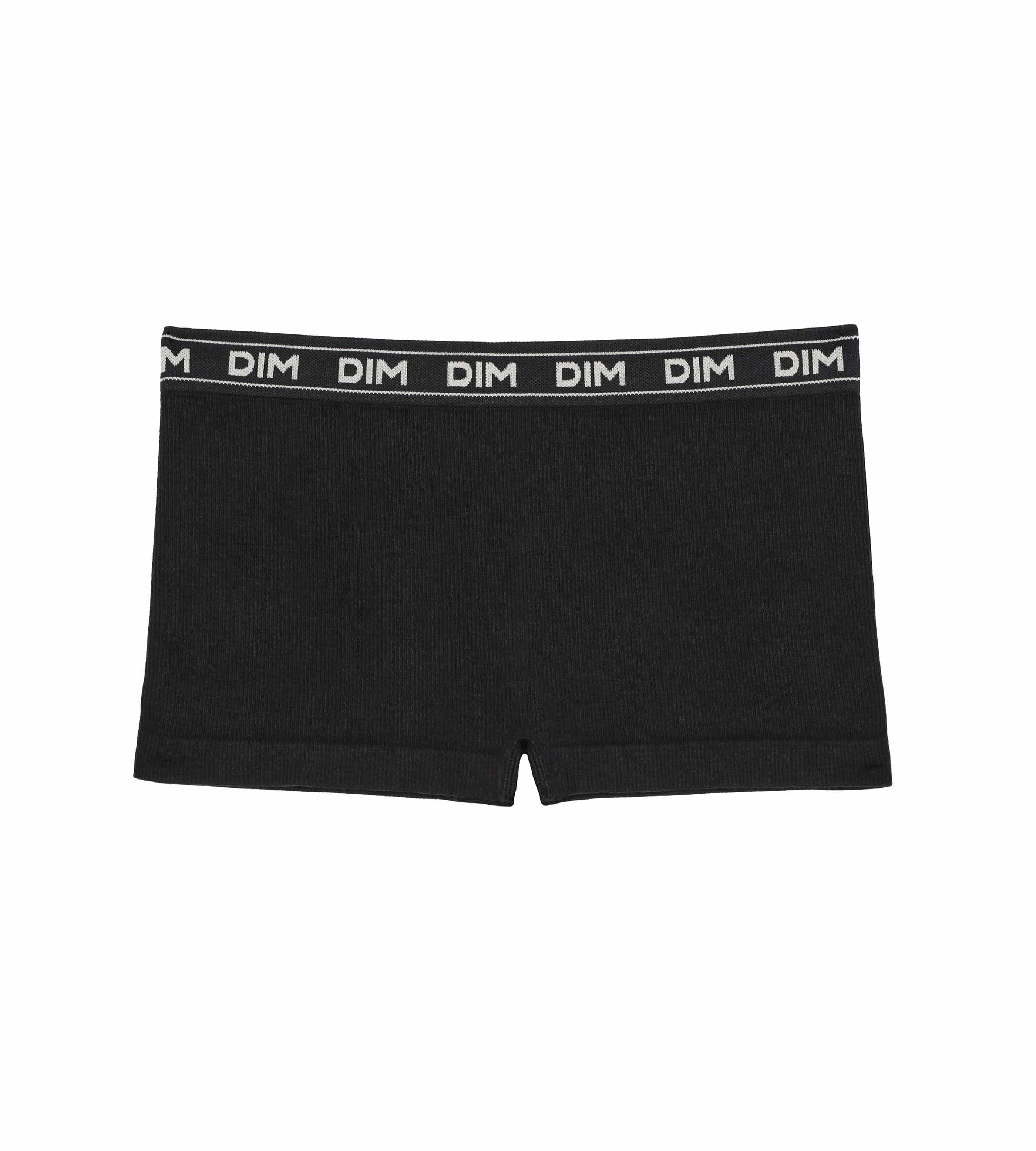Boys' Modal Cotton Ribbed Boxer Briefs - Black | Dim Icons | Soft & Breathable Underwear for Kids, Comfortable for School & Playtime