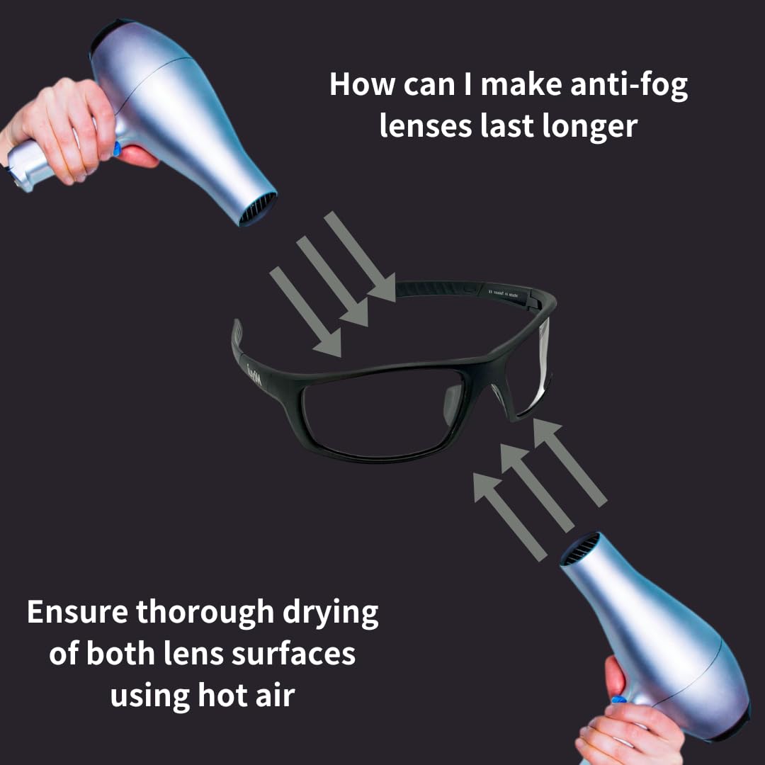 Anti-Fog Shooting Glasses - Military Grade Tactical Safety Glasses with Ballistic Impact Protection for Hunting, Airsoft & Outdoor Sports | Perfect for Range Shooting, Hunting & Tactical Training