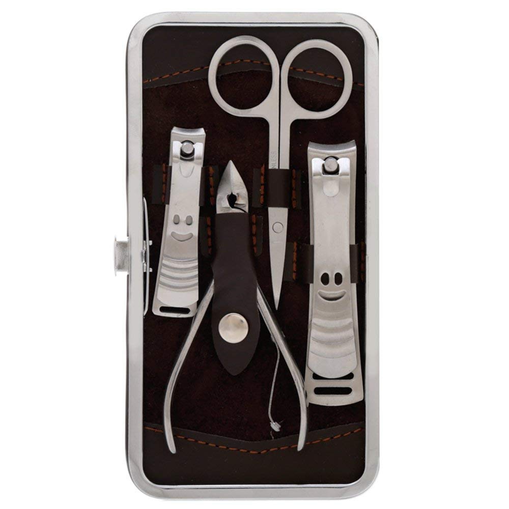 Professional Stainless Steel Manicure Pedicure Kit - 12-Piece Nail Clippers, Scissors & Grooming Tools Set with Travel Case | Perfect for Home, Salon & Travel Nail Care