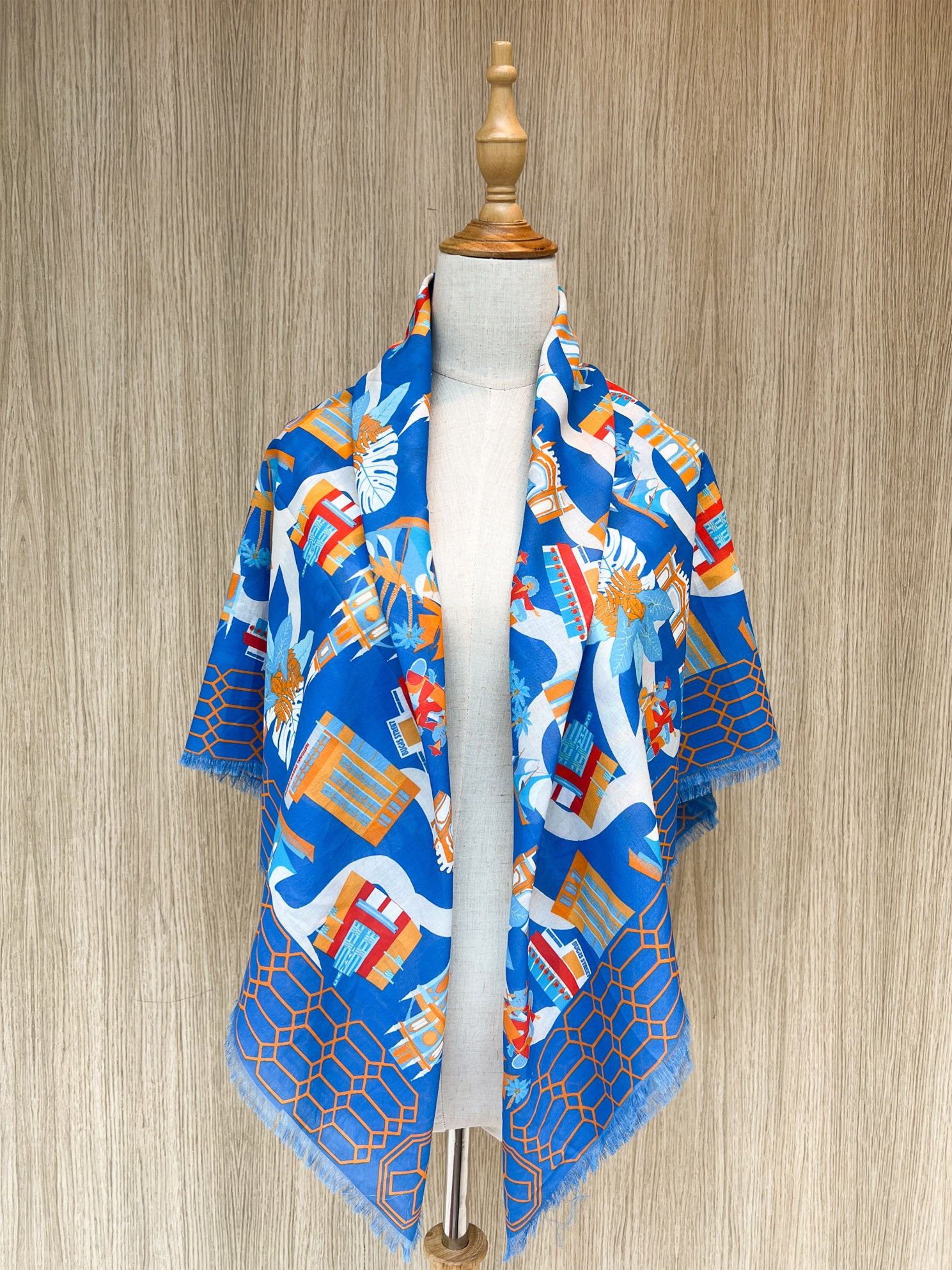 Soft Cotton Scarf for Women - Breathable & Lightweight Fashion Accessory for Everyday Wear, Travel, and Office Outfits