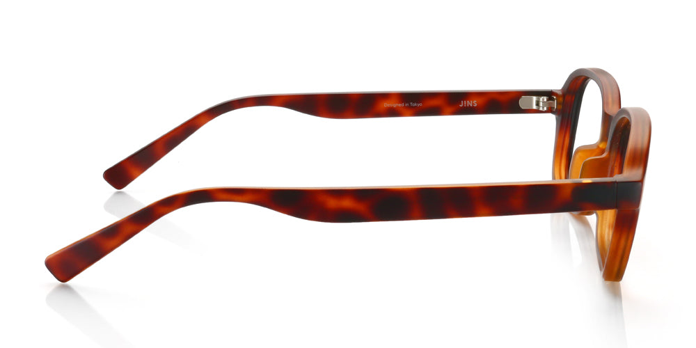JINS Design Project x Jasper Morrison Icon 387 Eyeglasses - Lightweight Acetate Frame Optical Glasses for Men & Women - Perfect for Office, Reading & Everyday Wear