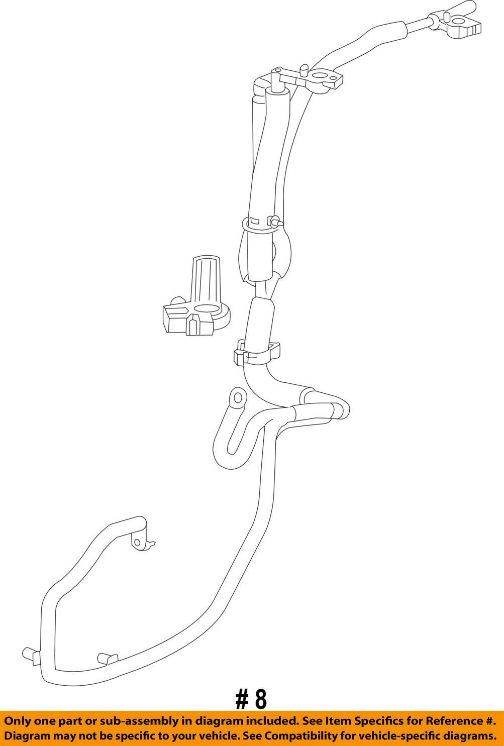 General Motors 22908602 Battery Cable Harness - OEM Replacement Part for GM Vehicles | Perfect for Electrical System Repairs & Upgrades