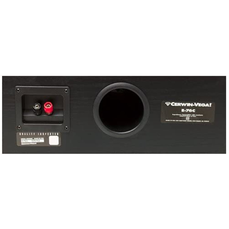 Cerwin Vega E 76C 6.5-Inch 2-Way Center Channel Speaker - High Performance Home Theater Audio for Movies, Music & Gaming