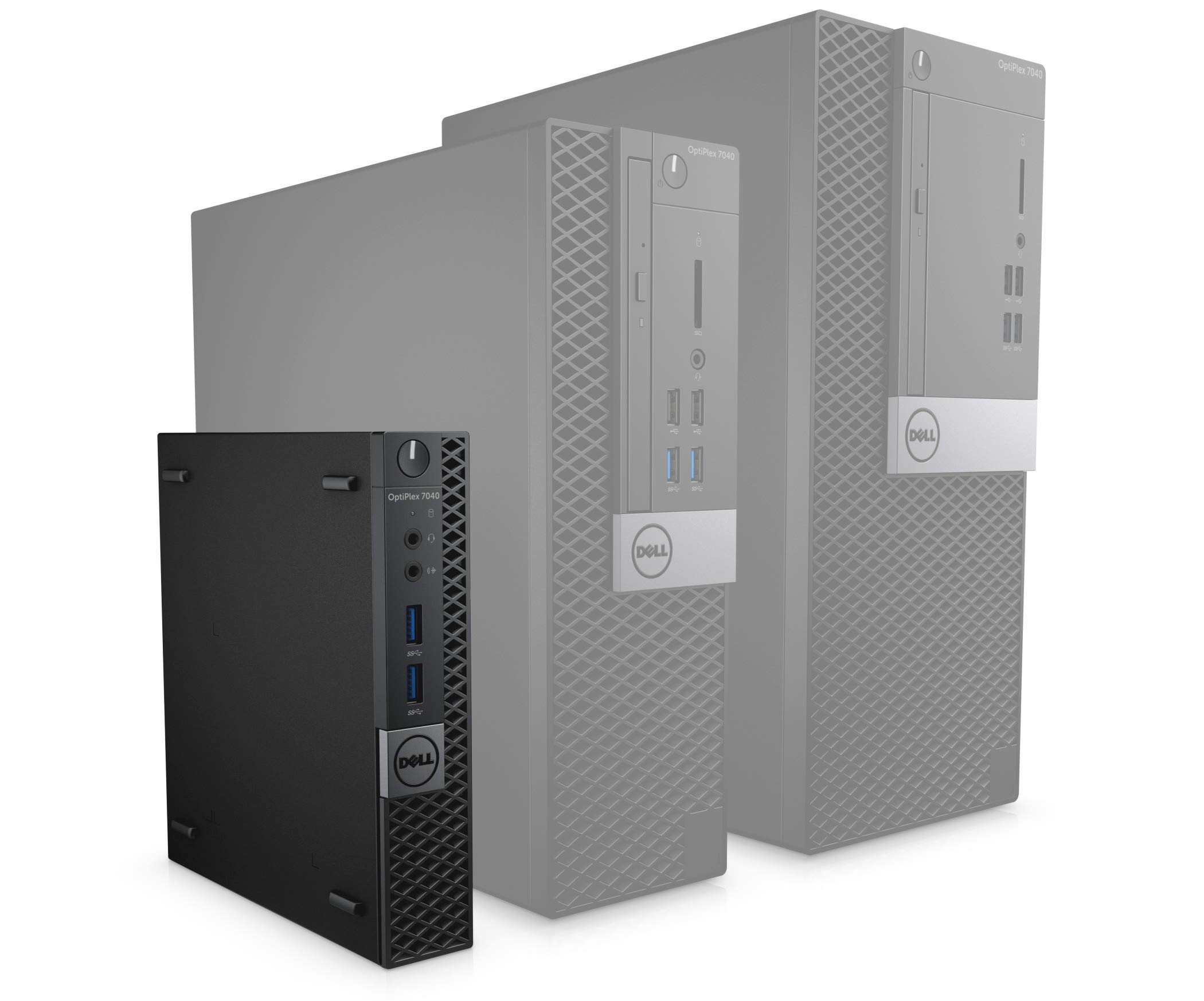 Refurbished Dell Optiplex 7040 Mini PC - Intel Core i5-6500T Quad-Core 2.5GHz, 16GB DDR4 RAM, 256GB NVMe SSD, WiFi, HDMI, Windows 10 Pro | Compact Business Desktop for Office, Home & Digital Signage