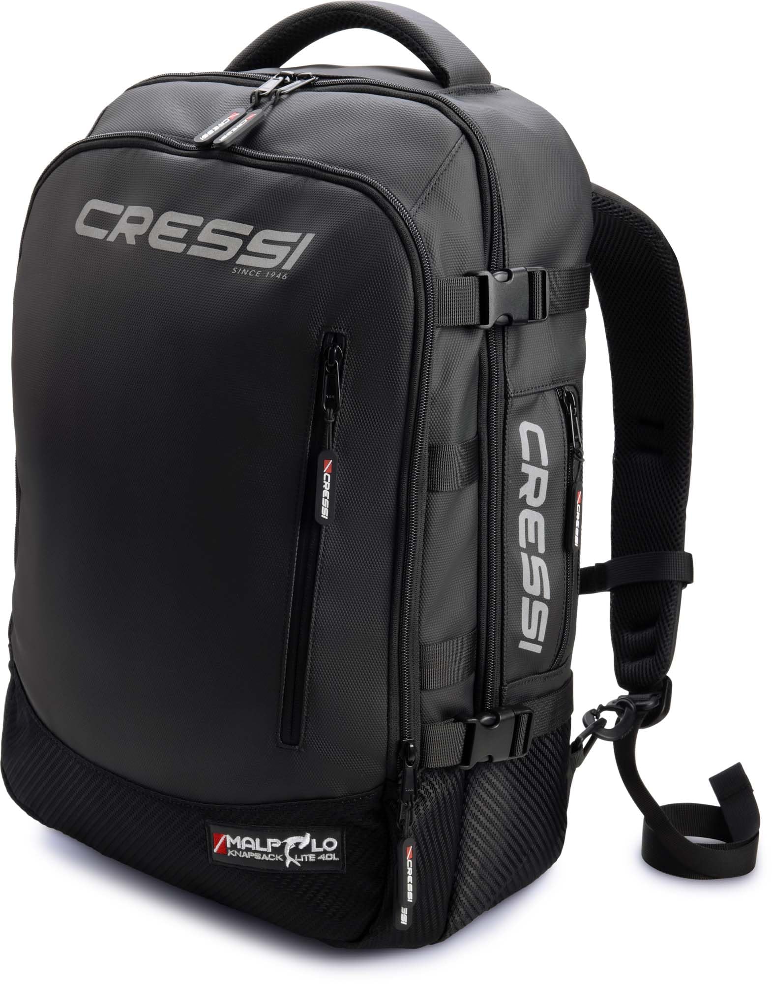 Cressi 40L Waterproof Scuba Diving Backpack - Lightweight Travel Gear for Snorkeling, Beach Trips & Outdoor Adventures