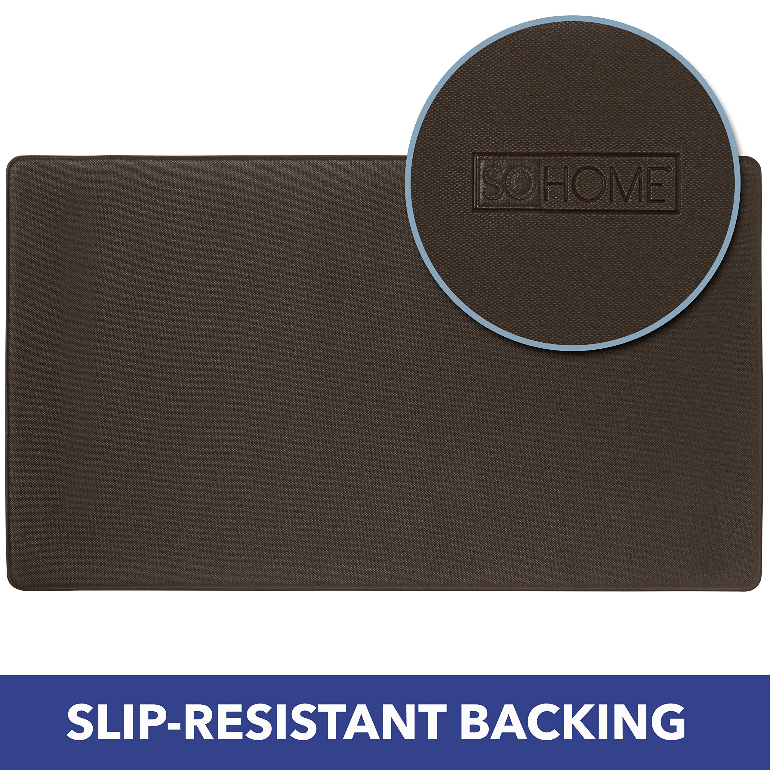 SoHome Anti Fatigue Kitchen Mat - Floral, Stain Resistant, Easy Clean for Home Cooking