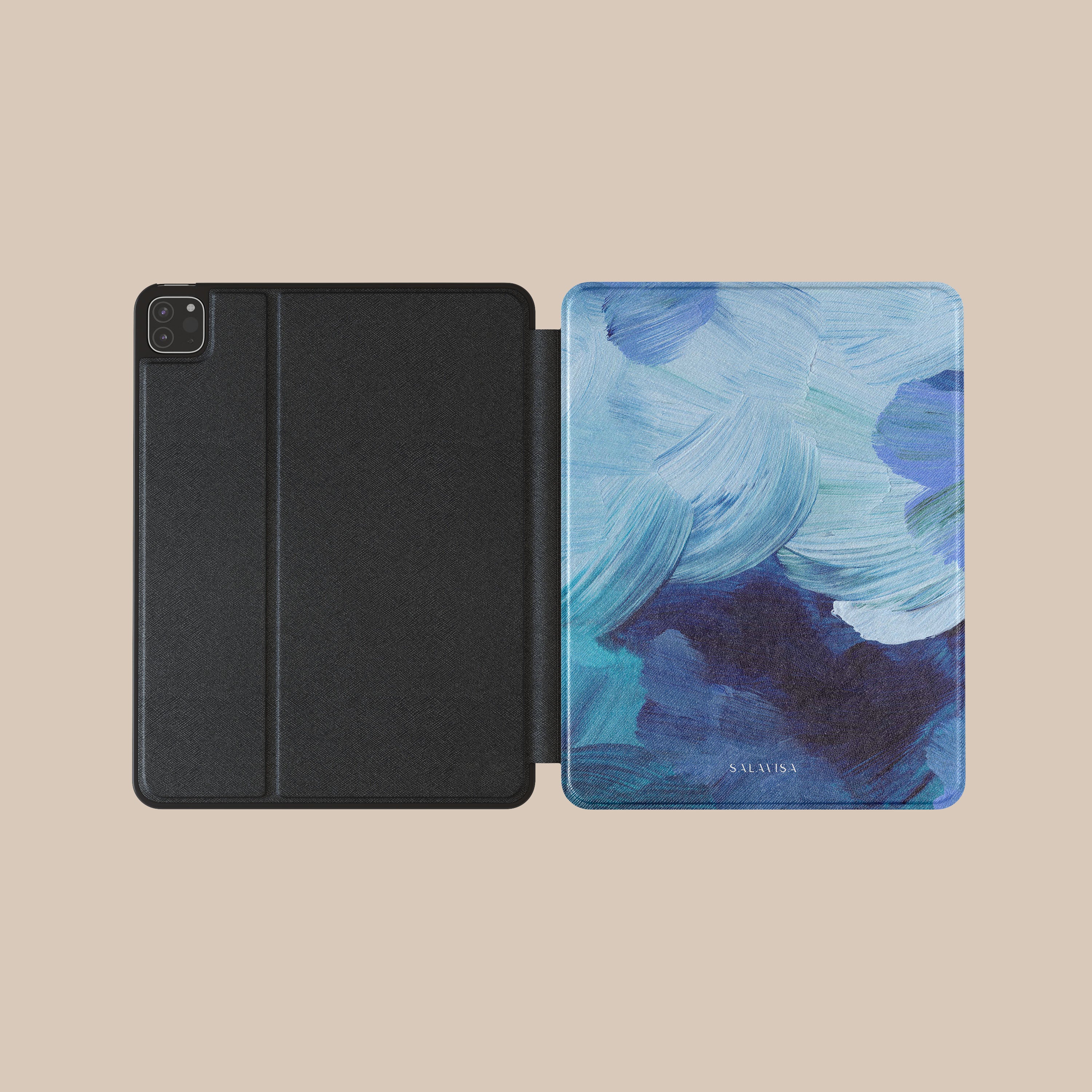Durable Blue Paint iPad Case - Shockproof & Lightweight Protective Cover for iPad 6th/7th/8th/9th/10th Gen - Perfect for Work, School & Travel
