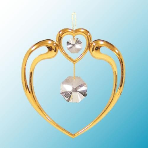 Swarovski Crystal Heart Sun Catcher - Home & Garden Decor