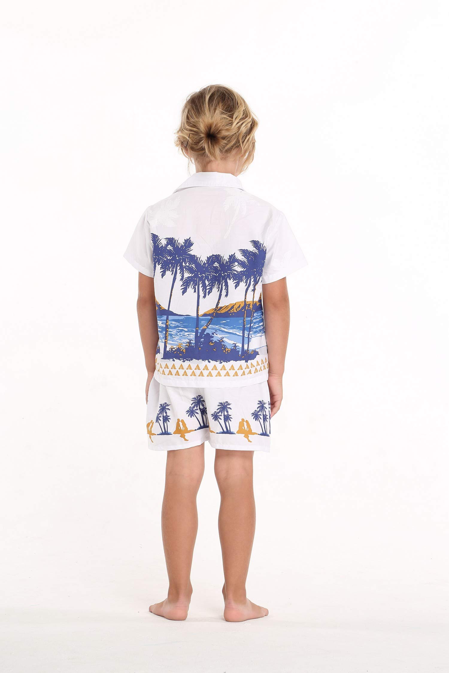 **Hawaiian Luau Outfits for Siblings - Matching Boy & Girl Tropical Print Sets - Perfect for Family Vacations, Beach Parties & Themed Events**