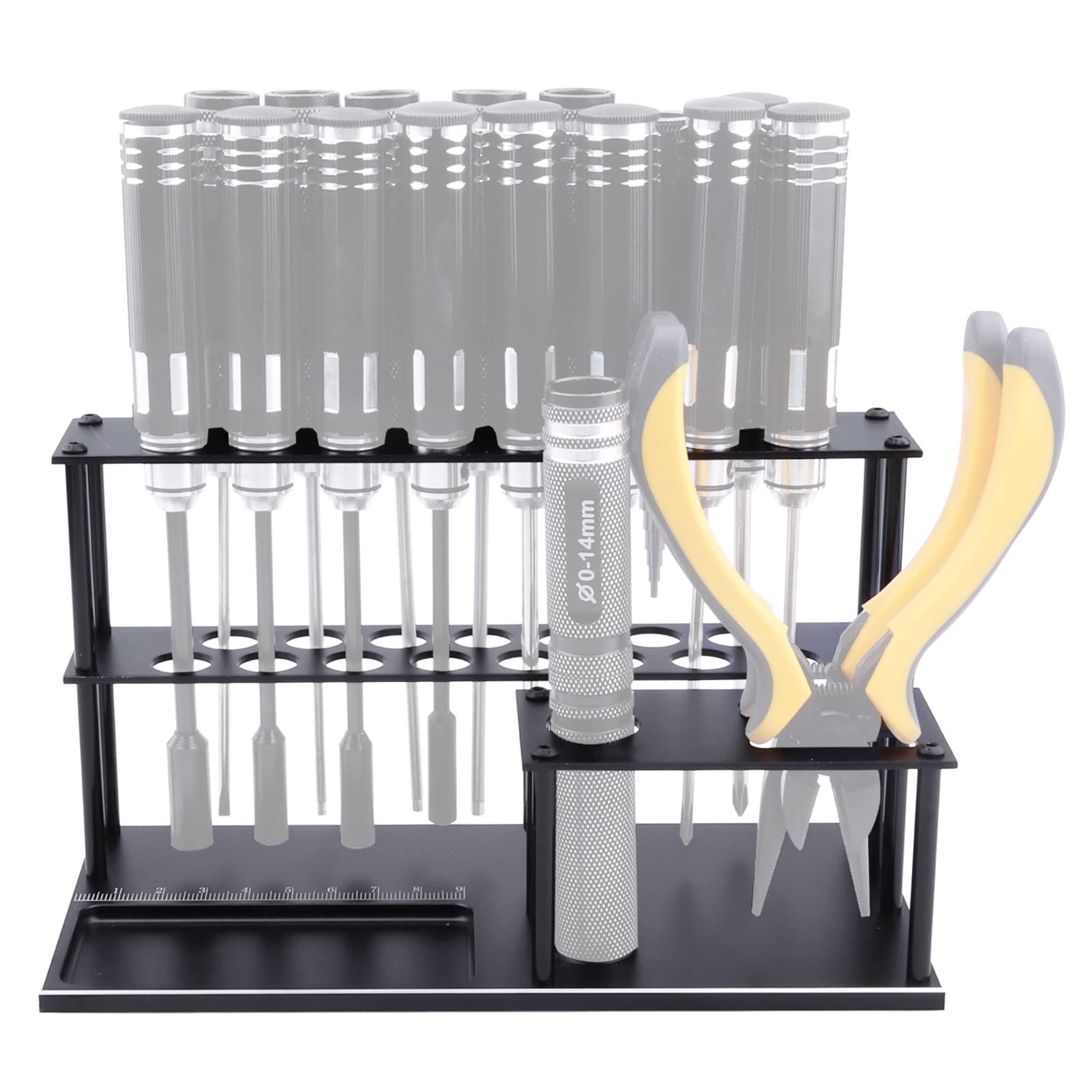 RC Screwdriver Organizer & Tool Stand - Hex Screwdriver Holder for RC Quadcopter, Helicopter and Car Models | Perfect for RC Hobbyists and DIY Enthusiasts | Workshop & Repair Station Essential