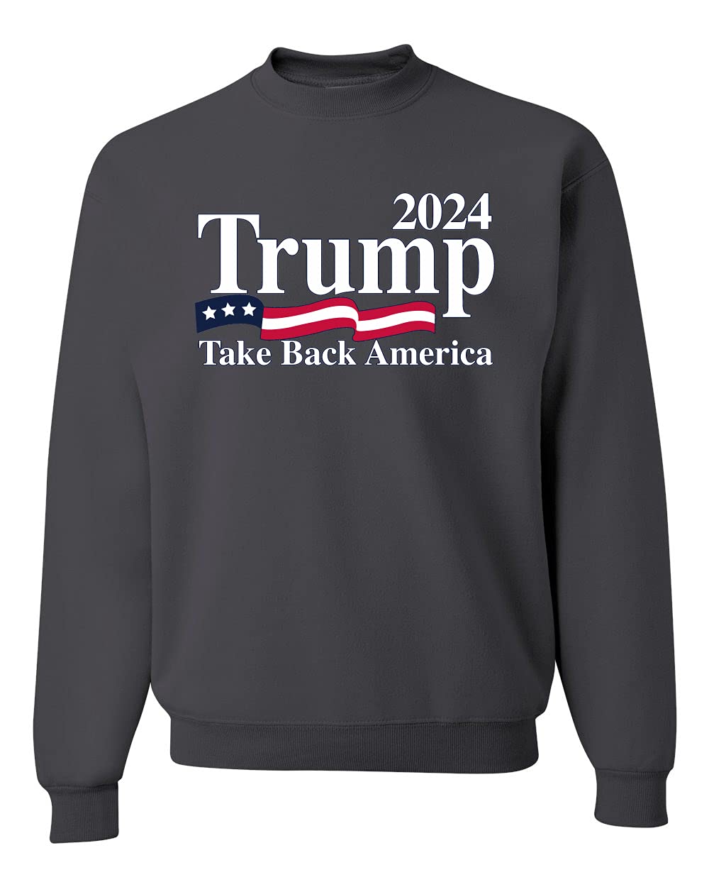 Wild Bobby Trump 2024 Take Back America Political Unisex Crewneck Graphic Sweatshirt | Patriotic Election Merchandise | Rally & Campaign Apparel