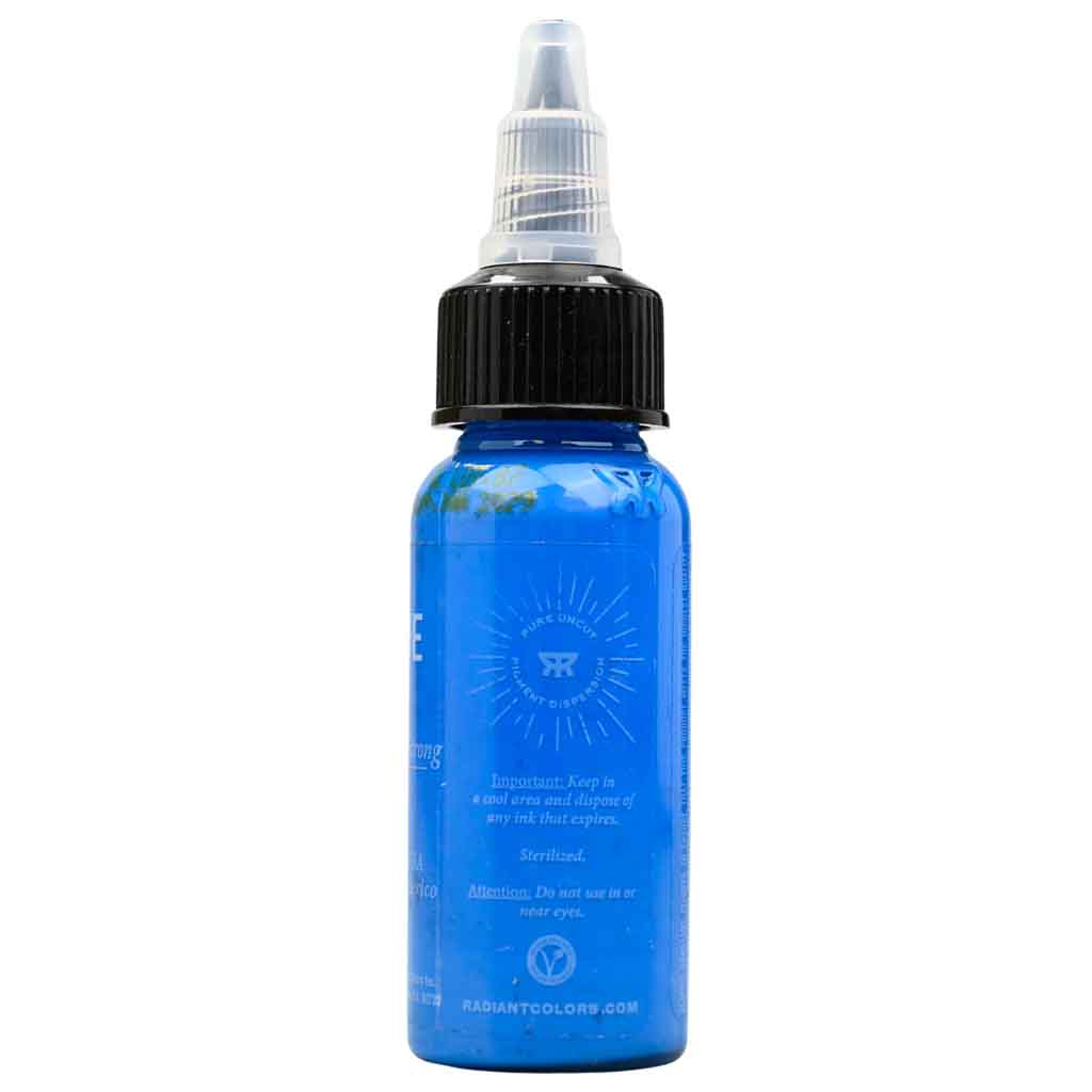 Premium Blue Tattoo Ink - 1 oz Bottle for Professional Tattoo Artists | Vibrant & Long-Lasting Pigment | Ideal for Tattoo Studios, Body Art & Permanent Makeup