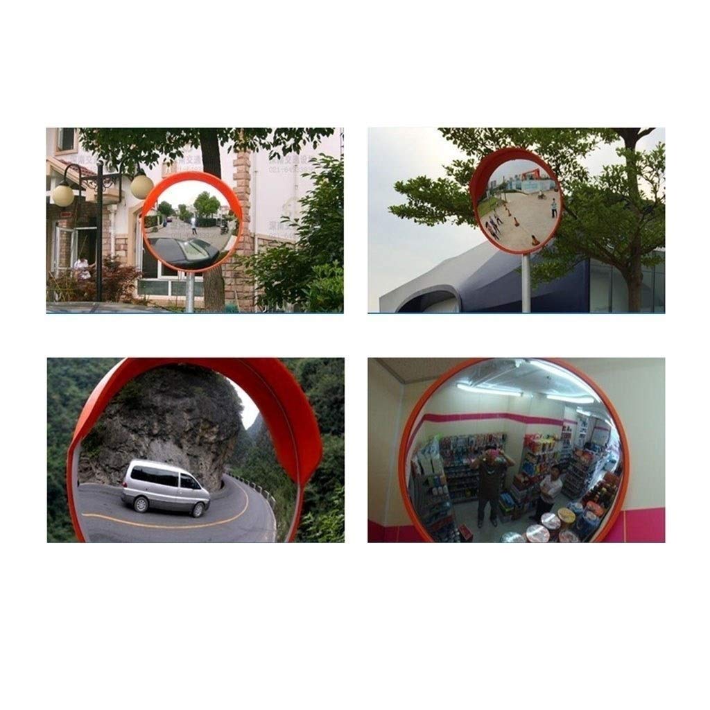 Unbreakable Convex Safety Mirror 120cm - Shatterproof Traffic & Parking Mirror for Blind Spots, Driveways, Warehouses, and Road Safety