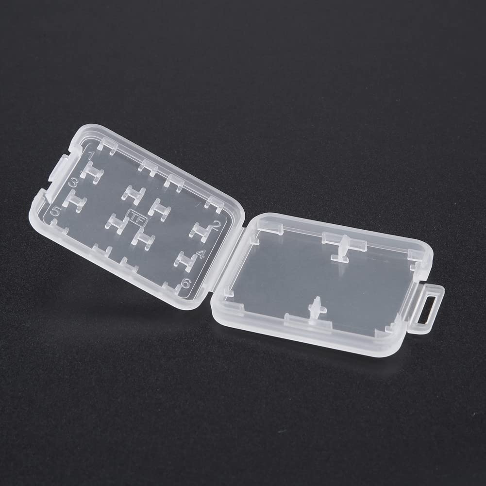 Liovitor 5X Plastic SD/SDHC/TF Memory Card Storage Case - Waterproof Card Holder Box Protector for Cameras, Drones & Electronics - Organize Memory Cards Safely for Travel, Photography & Data Backup