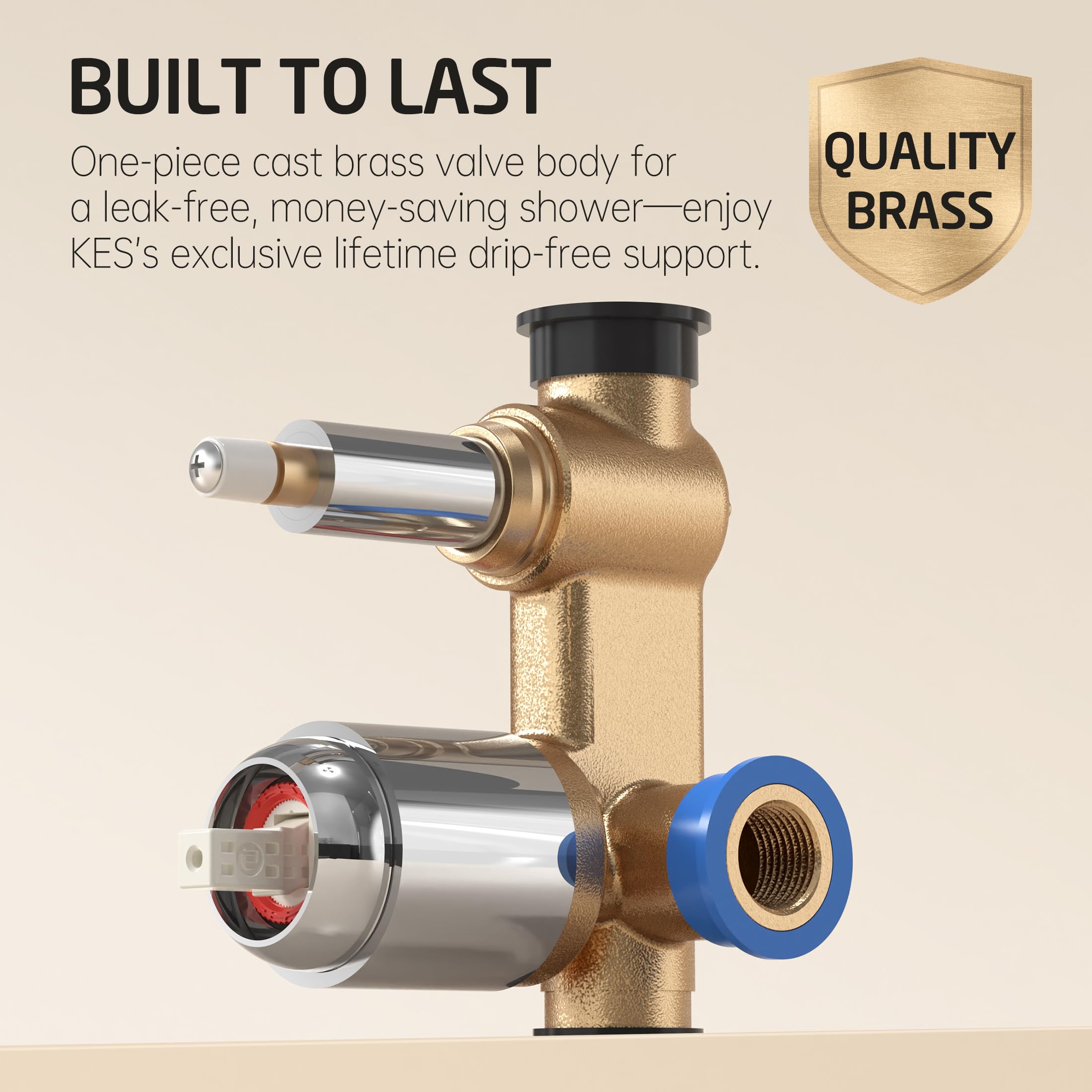 12 Inch Rain Shower Head with Handheld Spray - Polished Chrome Shower Faucet System Complete Set with Pressure Balance Valve & Trim Kit | Perfect for Bathroom Renovation & Spa-Like Shower Experience | Model XB6230F18S12-CH