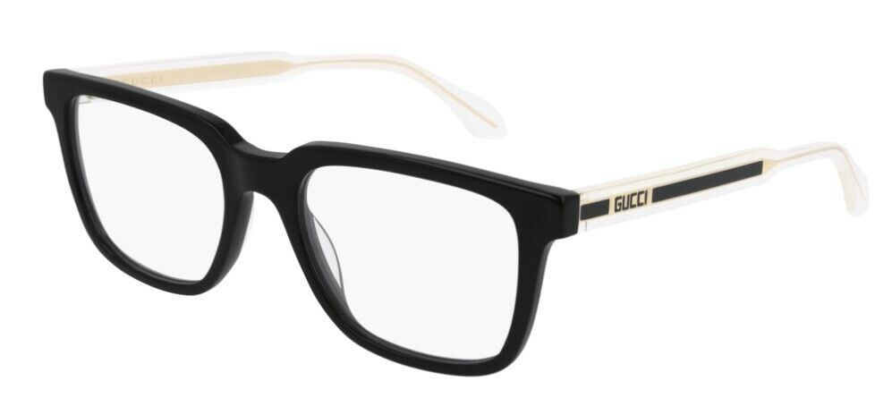 Gucci GG 0560ON 005 Black Square Unisex Eyeglasses - Stylish Designer Glasses for Men & Women - Perfect for Everyday Wear, Work & Fashion Accessories