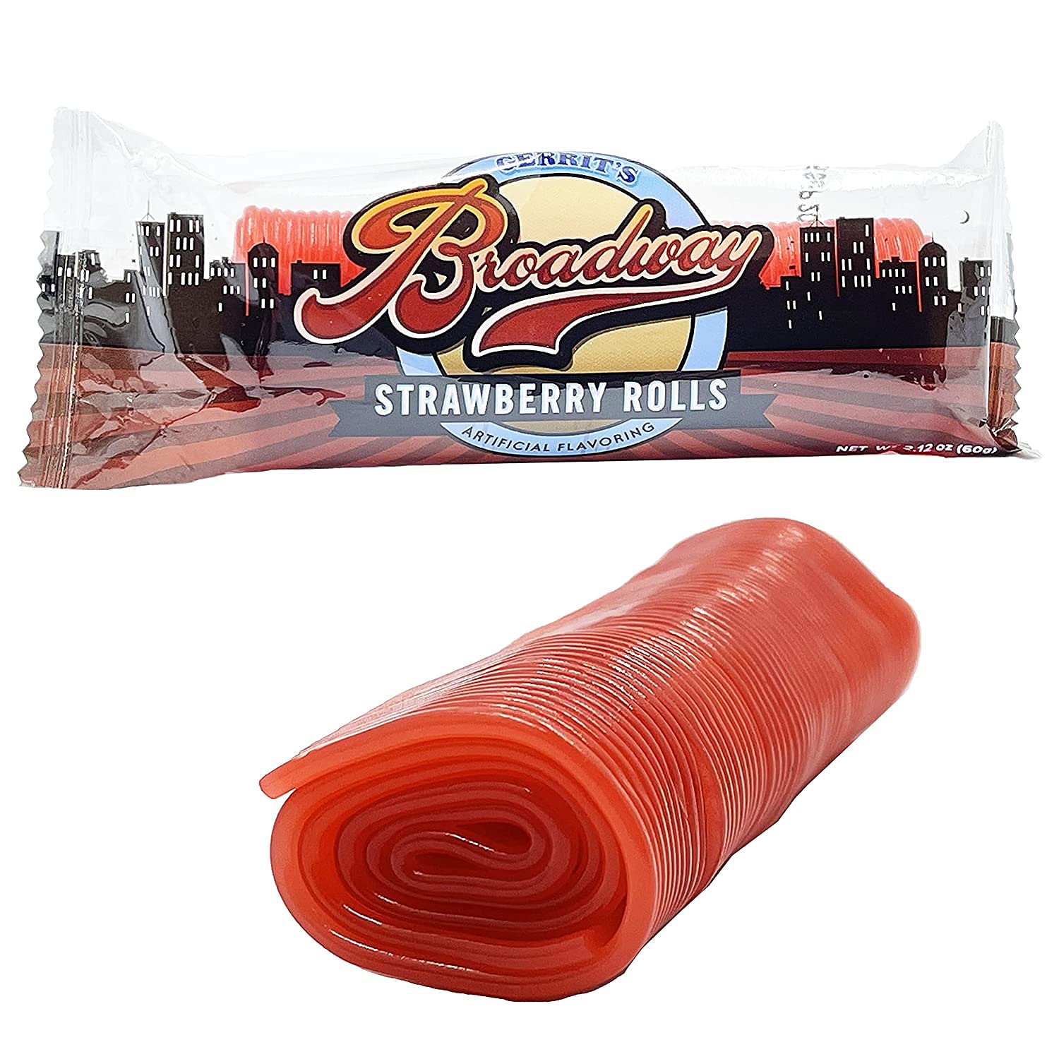 Fruidles Strawberry Licorice Rolls - Individually Wrapped Candy (8 Oz) | Perfect for Parties, Birthdays, Office Snacks & Movie Nights - Sweet Treat for All Occasions