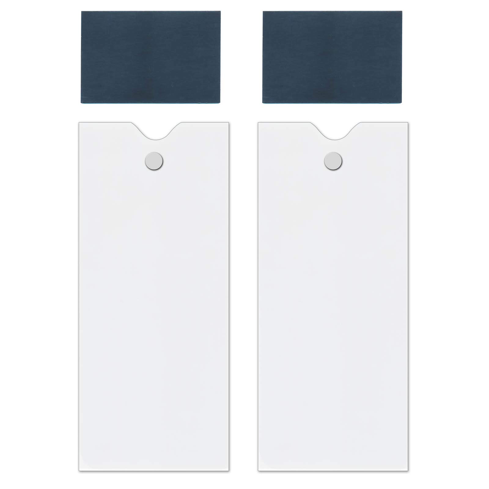 StoreSMART® Magnetic Parking Permit Holders - 2 Pack (MMP2) - Strong Adhesive Dashboard Mount for Disabled Placards & Parking Permits - Perfect for Cars, Trucks & RVs