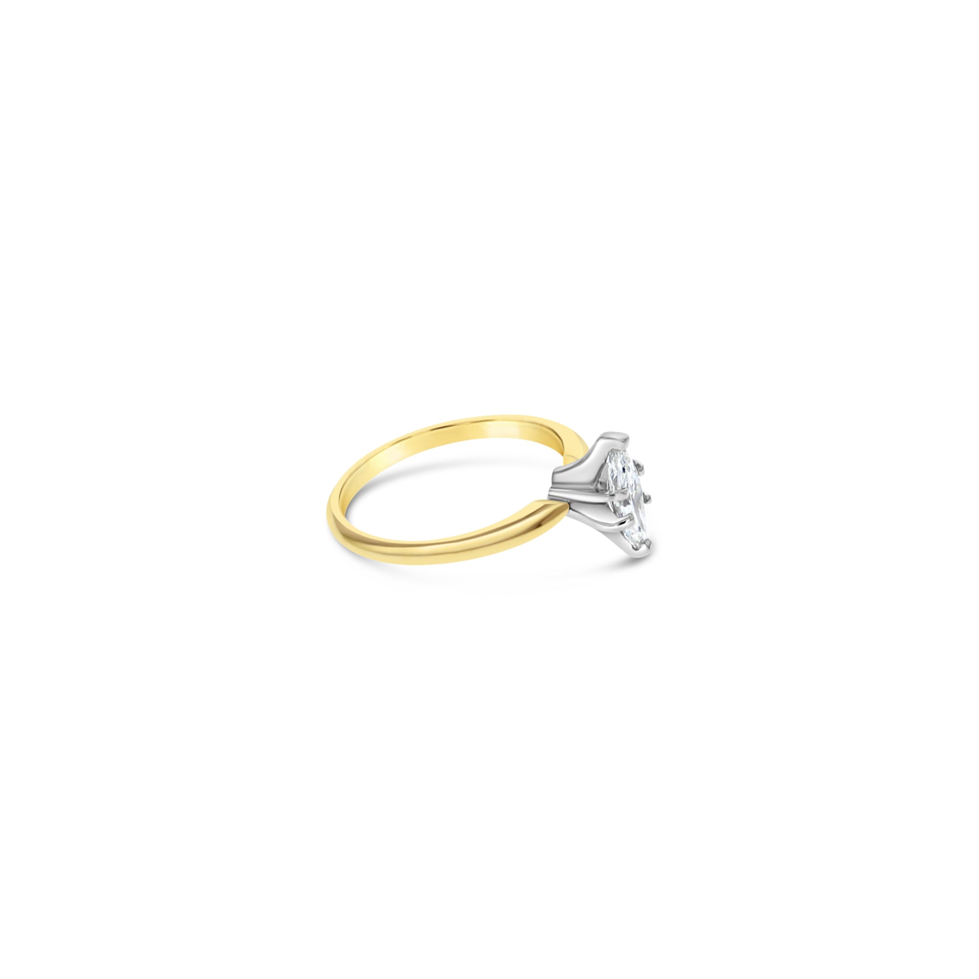 0.50 Carat Marquise Cut Solitaire Diamond Engagement Ring for Women - Perfect for Proposals, Anniversaries & Special Occasions