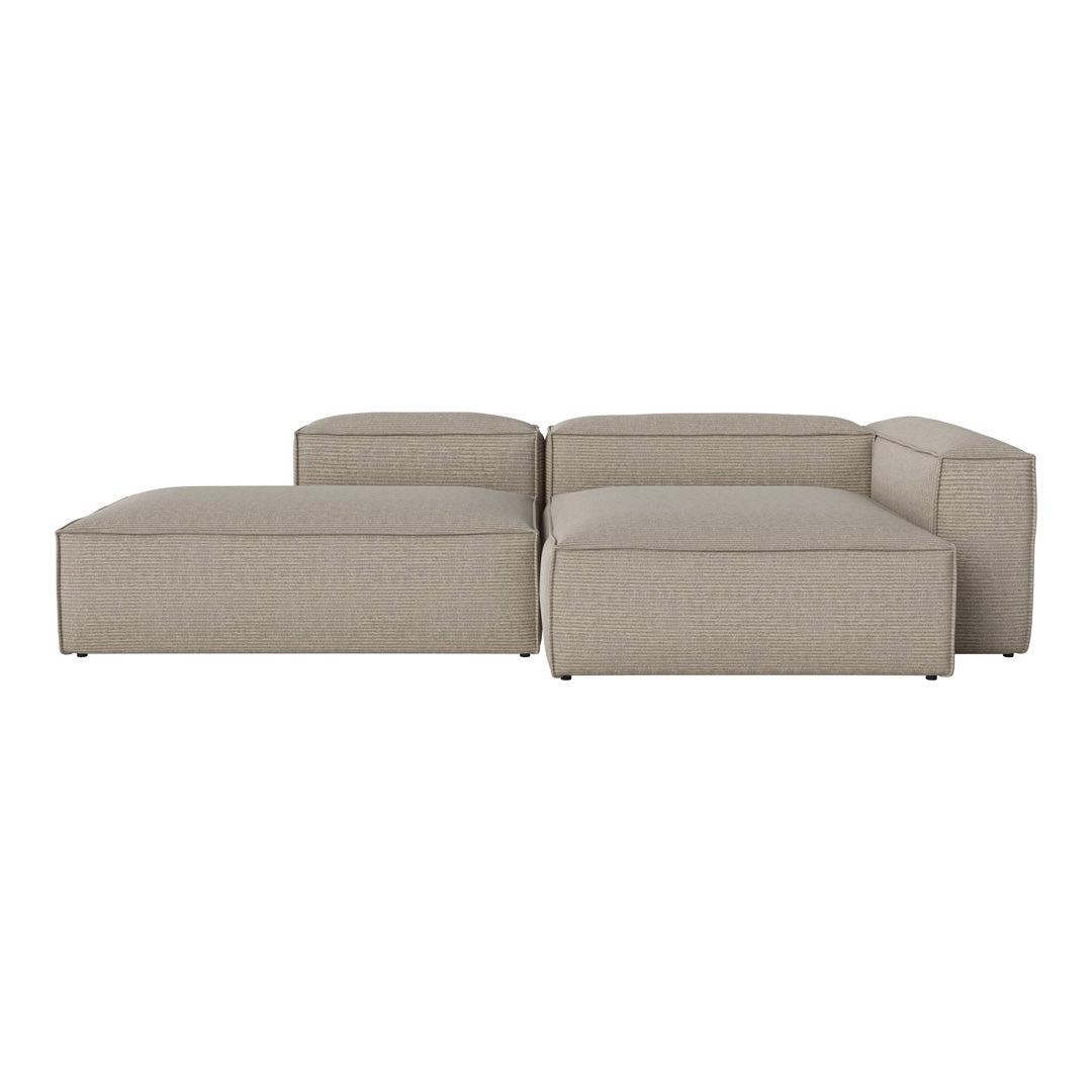 Cosima 2 Seater Sofa with Open End & Chaise - Modern Living Room Furniture for Small Spaces | Perfect for Apartments, Condos and Cozy Home Decor