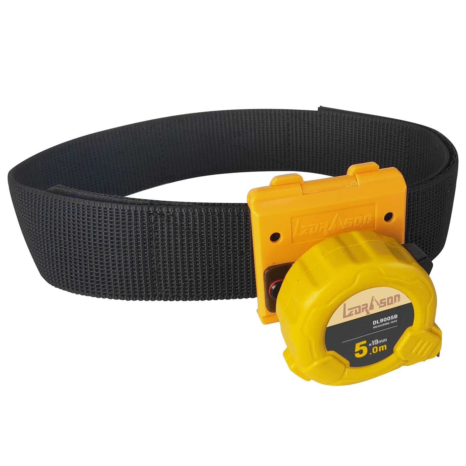 Heavy Duty Tape Measure Holder & Drill Belt Clip - Secure Tool Organizer for Carpenters, Electricians & DIY Enthusiasts - Perfect for Construction Sites, Workshops & Home Improvement Projects