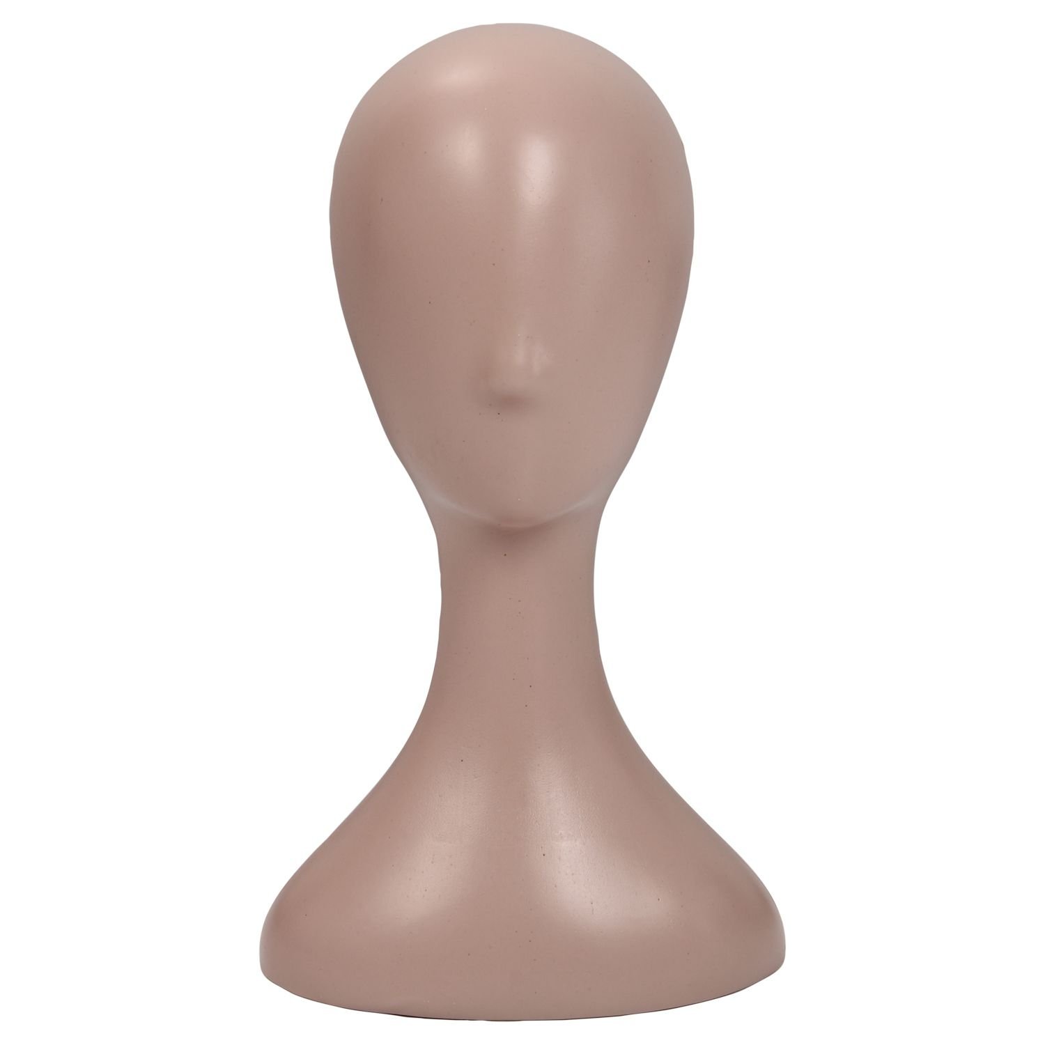 ZWLI Natural High-Quality Plastic Female Wig Head for Hairstyling Practice - Perfect for Salon Training, DIY Hair Styling & Cosplay Use