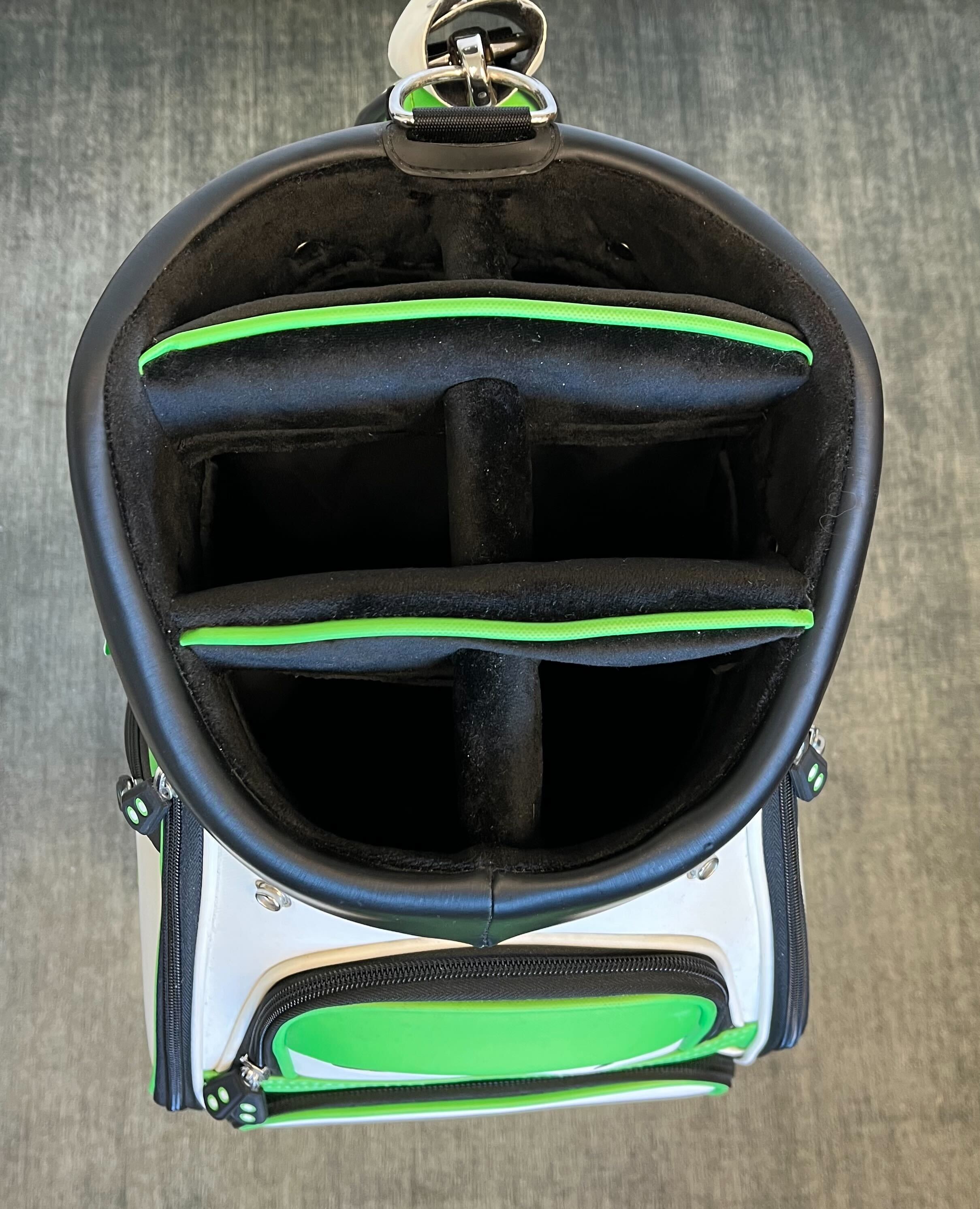 Callaway Epic Staff Cart Golf Bag with 6 Dividers & 8 Pockets - Includes Strap & Rain Cover - Perfect for Golf Course & Driving Range Use