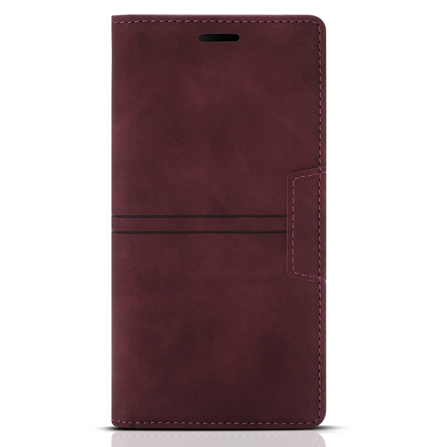 Premium Magnetic Flip Wallet Case for Huawei P30 Lite - PU Leather Cover with Kickstand & Strong Magnetic Closure | Slim Protective Phone Case for Everyday Use, Business, Travel & Commuting