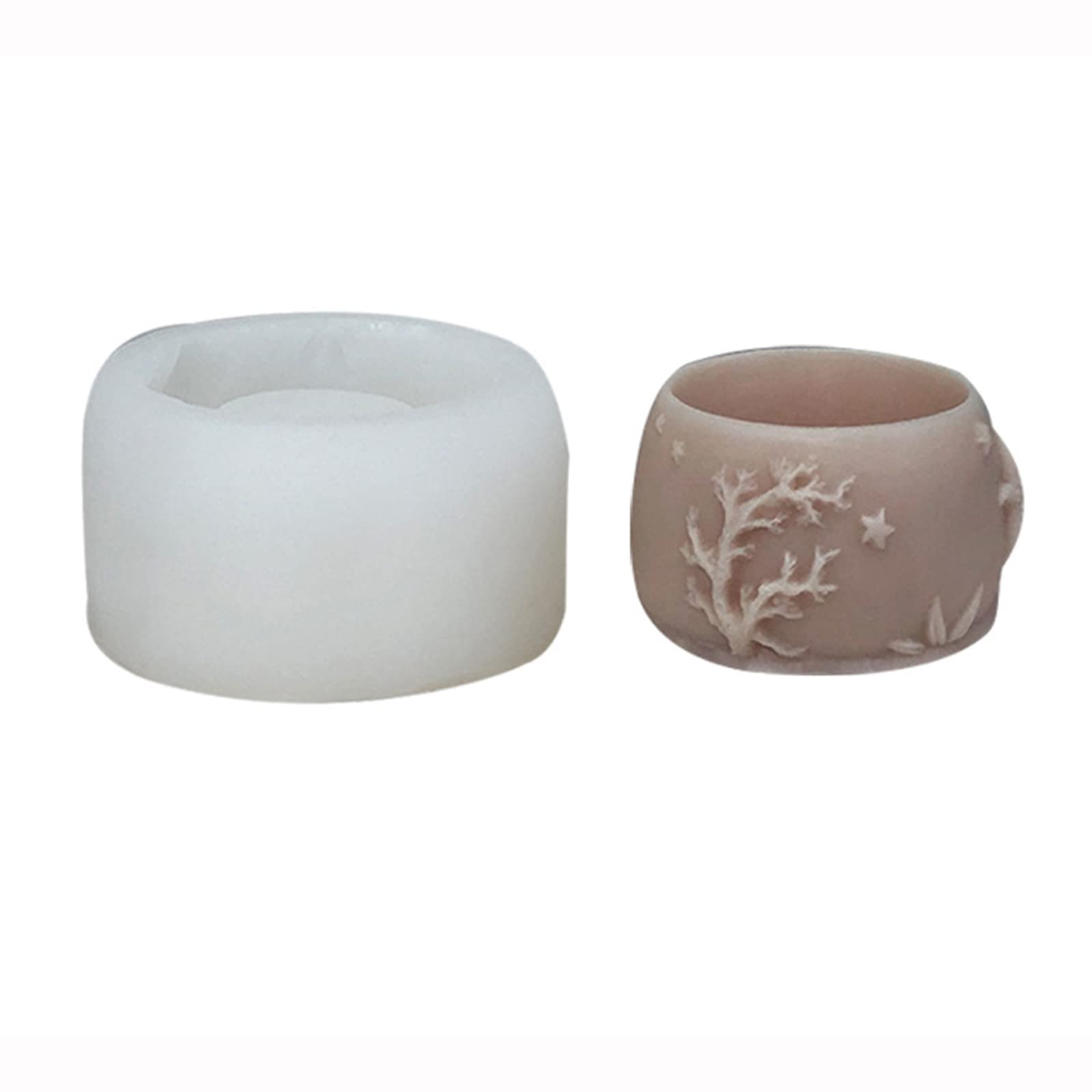 DIY Silicone Mold for Plum Rose Flower Pots - Succulent Planter, Aromatherapy Candle Cup & Home Decor - Perfect for Gardening, Candle Making & DIY Crafts