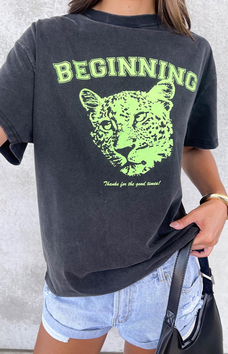Beginning Cub Black Tee - Soft Cotton Baby T-Shirt for Boys & Girls | Perfect for Playtime, Family Photos & Everyday Comfort