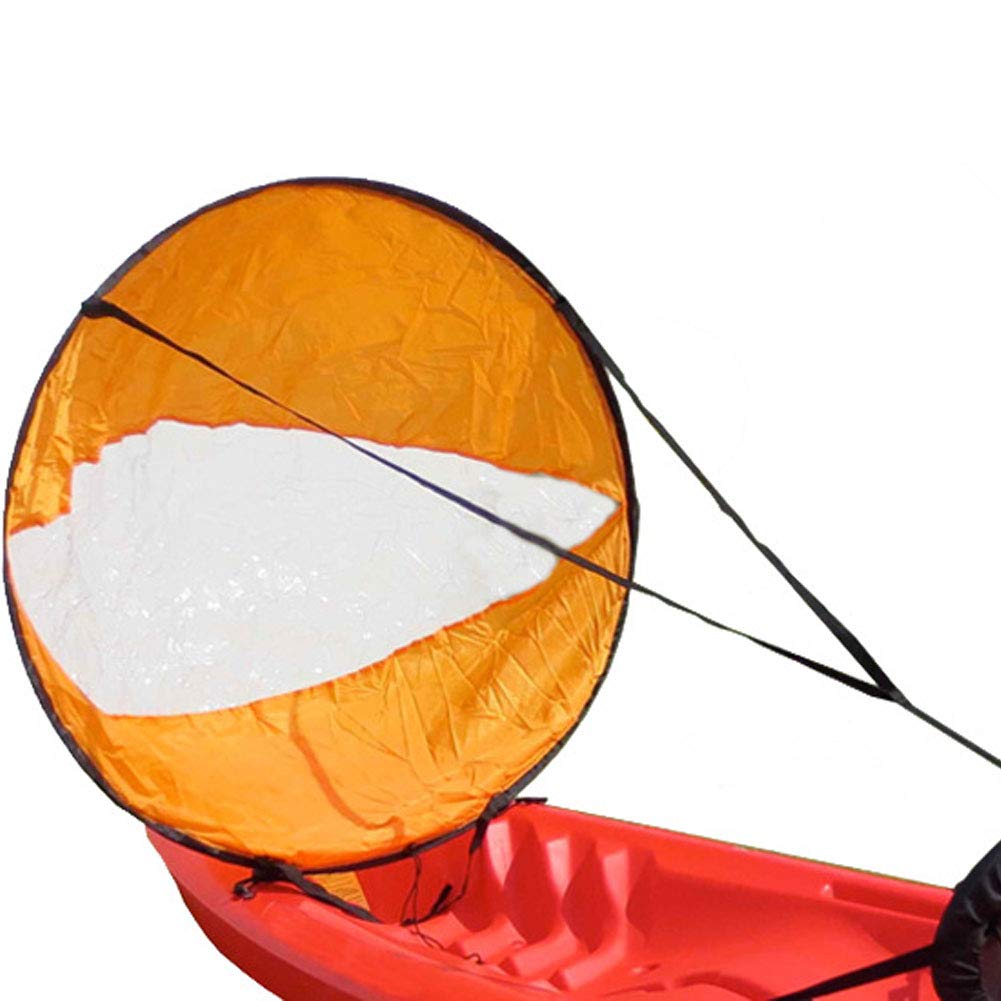 AYNEFY Downwind Wind Paddle - Portable PVC Folding Kayak Sail Kit for Canoes, Inflatables, Tandems & Expedition Boats | Lightweight Kayaking Accessories for Lakes, Rivers & Ocean Adventures
