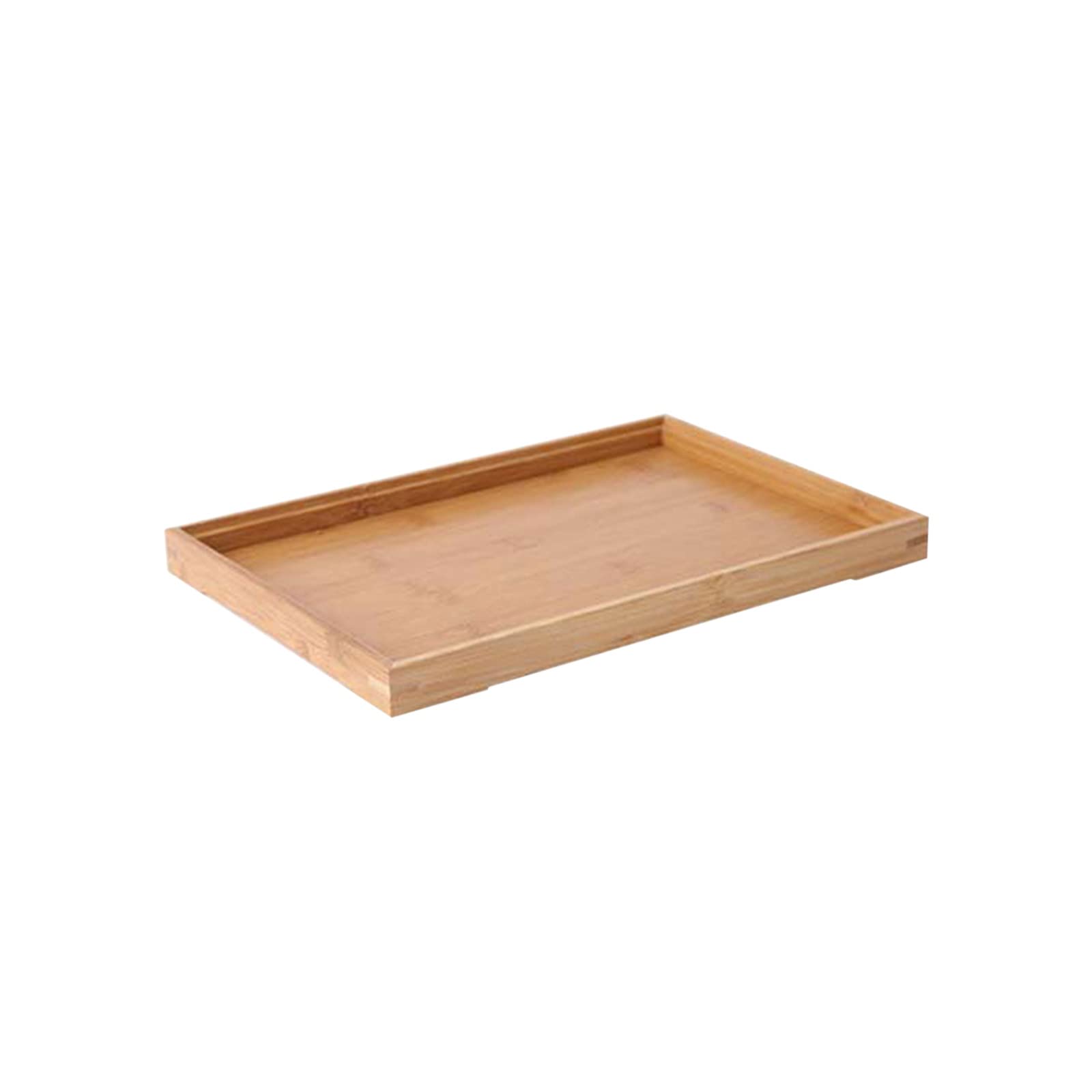 Eco-Friendly Bamboo Serving Tray for Tea Cups, Bread, BBQ - Perfect for Home, Hotel & Restaurant Use - Durable Wooden Tea Tray for Daily Dining & Entertaining
