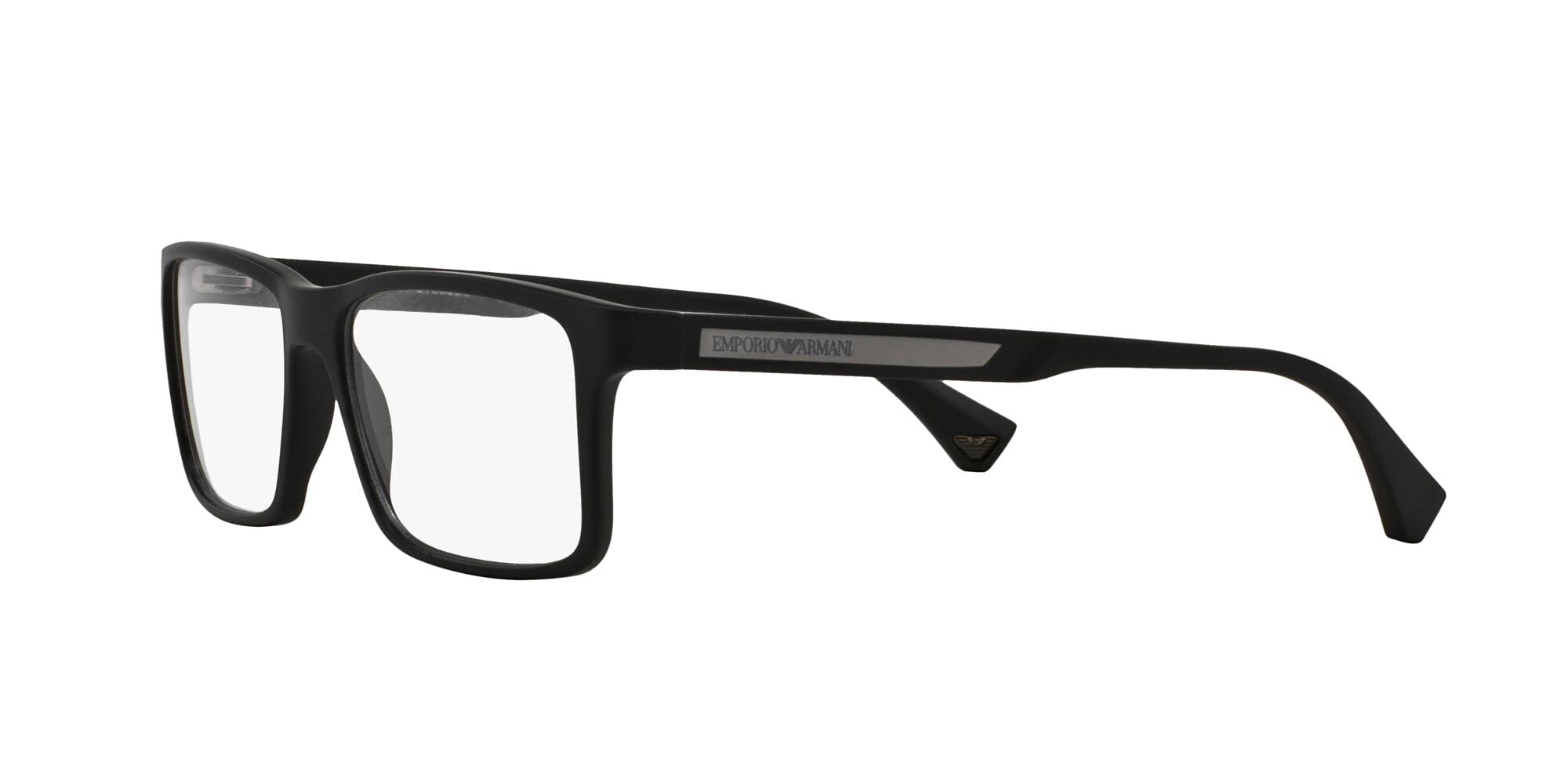 Emporio Armani EA3038 Men's Rectangular Sunglasses - Polarized UV Protection for Driving, Outdoor & Fashion