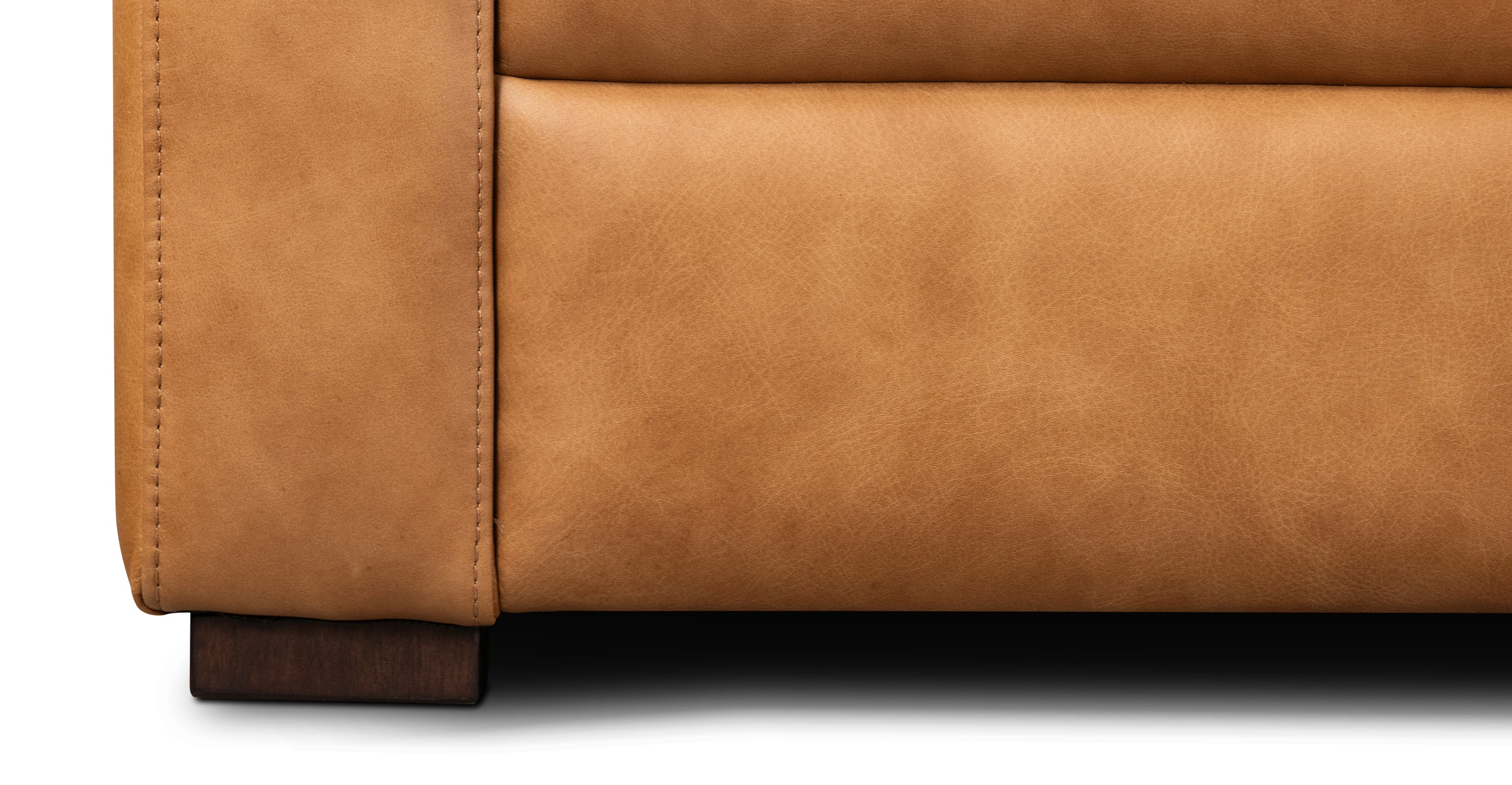 Sorrento Leather Convertible Sleeper Sofa with Pull-Out Bed - Modern Sectional Couch for Small Spaces, Living Room & Guest Room
