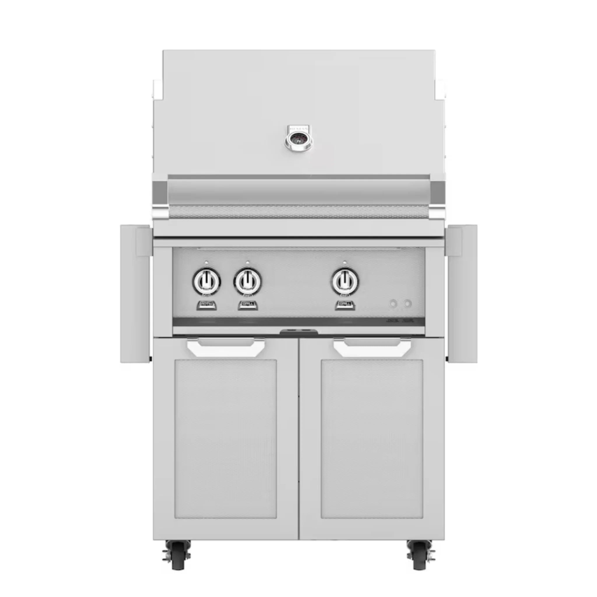 Hestan 30-Inch Freestanding Gas Grill with Double Access Doors - GBR30 GCD30 - Perfect for Outdoor Cooking, Backyard BBQs, and Patio Entertaining