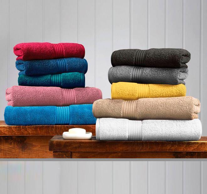 Christy Supreme Hygro Luxury Bath Towel Set - Ultra Soft & Absorbent Cotton Towels for Spa, Bathroom & Pool - Stone Color