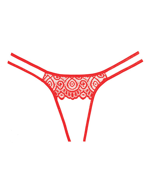 Adore Lovestruck Women's Red Lace Panty - Sexy Underwear for Valentine's Day & Romantic Nights - Plus Size Available