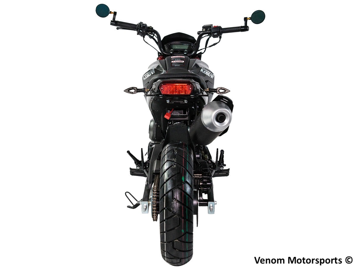 Venom X19R Fuerza 125cc 4-Speed Gas-Powered Dirt Bike - Off-Road Motorcycle for Adults & Teens - Perfect for Trail Riding, Motocross & Backyard Adventures