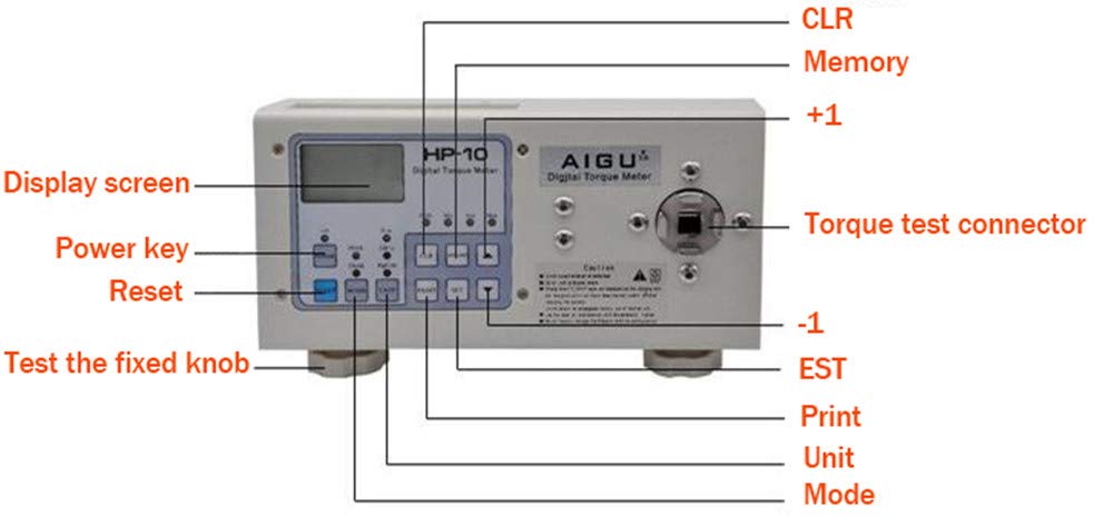 Digital Electric Screwdriver Torque Tester HP-10 - Precision Torque Testing Machine for Industrial & DIY Use | Perfect for Assembly Lines, Electronics Repair & Automotive Maintenance